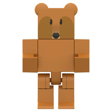 Load image into Gallery viewer, Bee Swarm Simulator – Brown Bear Action Figure Pack w/ Mystery Bee & Honeycomb Case (5” Articulated Figure & Bonus Items, Series 1)