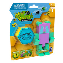 Load image into Gallery viewer, Bee Swarm Simulator – Gummy Bear Action Figure Pack w/ Mystery Bee & Honeycomb Case (5” Articulated Figure & Bonus Items, Series 1)