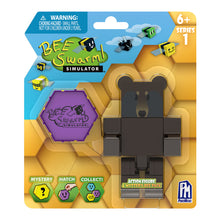 Load image into Gallery viewer, Bee Swarm Simulator – Bear Action Figure Packs w/ Mystery Bees &amp; Honeycomb Cases (5” Articulated Figures &amp; Bonus Items, Series 1)

