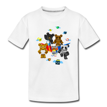 Load image into Gallery viewer, Bee Swarm - Bear Team T-Shirt - white