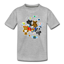 Load image into Gallery viewer, Bee Swarm - Bear Team T-Shirt - heather gray