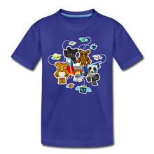 Load image into Gallery viewer, Bee Swarm - Bear Team T-Shirt - royal blue
