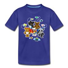 Load image into Gallery viewer, Bee Swarm - Bear Team T-Shirt - royal blue