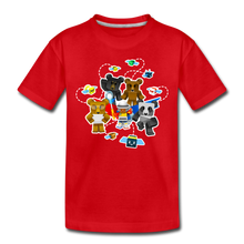 Load image into Gallery viewer, Bee Swarm - Bear Team T-Shirt - red