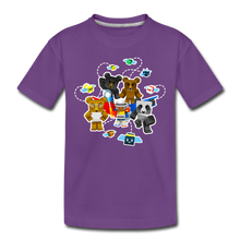 Load image into Gallery viewer, Bee Swarm - Bear Team T-Shirt - purple
