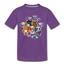 Load image into Gallery viewer, Bee Swarm - Bear Team T-Shirt - purple
