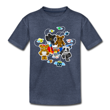 Load image into Gallery viewer, Bee Swarm - Bear Team T-Shirt - heather blue