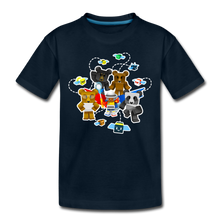 Load image into Gallery viewer, Bee Swarm - Bear Team T-Shirt - deep navy