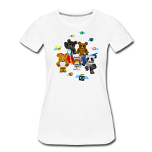 Load image into Gallery viewer, Bee Swarm - Bear Team T-Shirt (Womens) - white
