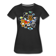 Load image into Gallery viewer, Bee Swarm - Bear Team T-Shirt (Womens) - black
