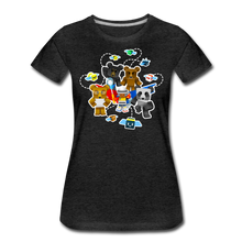 Load image into Gallery viewer, Bee Swarm - Bear Team T-Shirt (Womens) - charcoal grey
