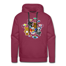 Load image into Gallery viewer, Bee Swarm - Bear Team Hoodie (Mens) - burgundy