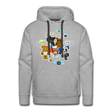 Load image into Gallery viewer, Bee Swarm - Bear Team Hoodie (Mens) - heather grey