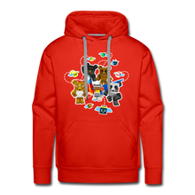 Load image into Gallery viewer, Bee Swarm - Bear Team Hoodie (Mens) - red