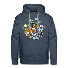 Load image into Gallery viewer, Bee Swarm - Bear Team Hoodie (Mens) - heather denim