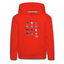 Load image into Gallery viewer, Bee Swarm - Bee Lineup Hoodie - red
