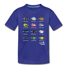 Load image into Gallery viewer, Bee Swarm - Bee Lineup T-Shirt - royal blue
