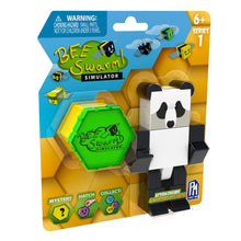 Load image into Gallery viewer, Bee Swarm Simulator – Panda Bear Action Figure Pack w/ Mystery Bee &amp; Honeycomb Case (5” Articulated Figure &amp; Bonus Items, Series 1)
