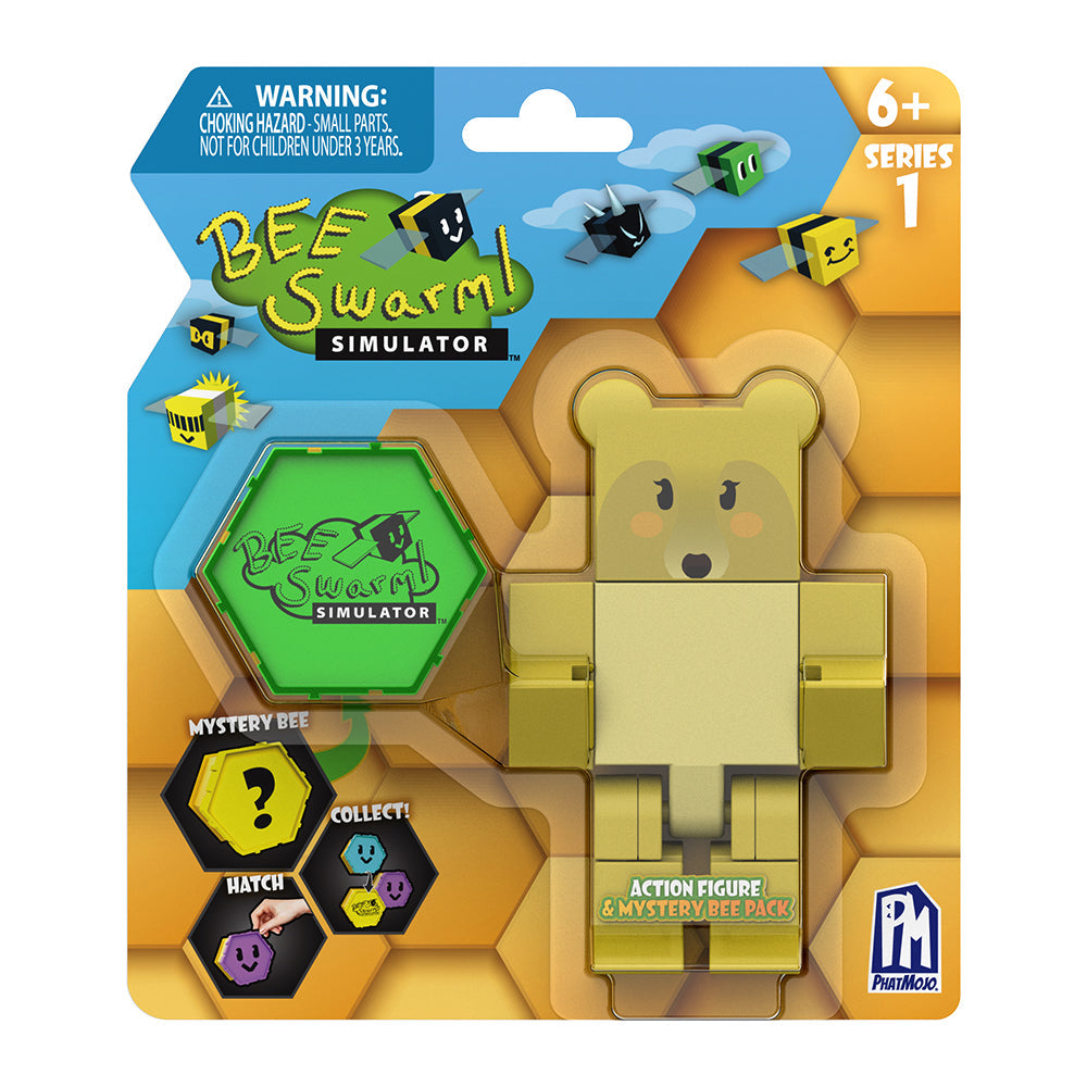 Bee Swarm Simulator – Mother Bear Action Figure Pack w/ Mystery Bee