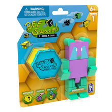 Load image into Gallery viewer, Bee Swarm Simulator – Gummy Bear Action Figure Pack w/ Mystery Bee &amp; Honeycomb Case (5” Articulated Figure &amp; Bonus Items, Series 1)

