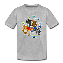 Load image into Gallery viewer, Bee Swarm - Bear Team T-Shirt - heather gray
