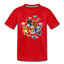 Load image into Gallery viewer, Bee Swarm - Bear Team T-Shirt - red
