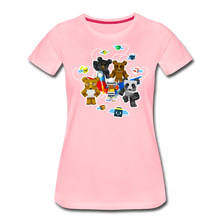 Load image into Gallery viewer, Bee Swarm - Bear Team T-Shirt (Womens) - pink
