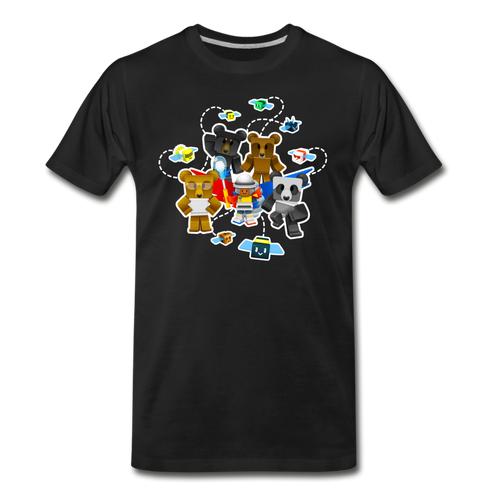 Bee Swarm - Bear Team T-Shirt (Mens) - black