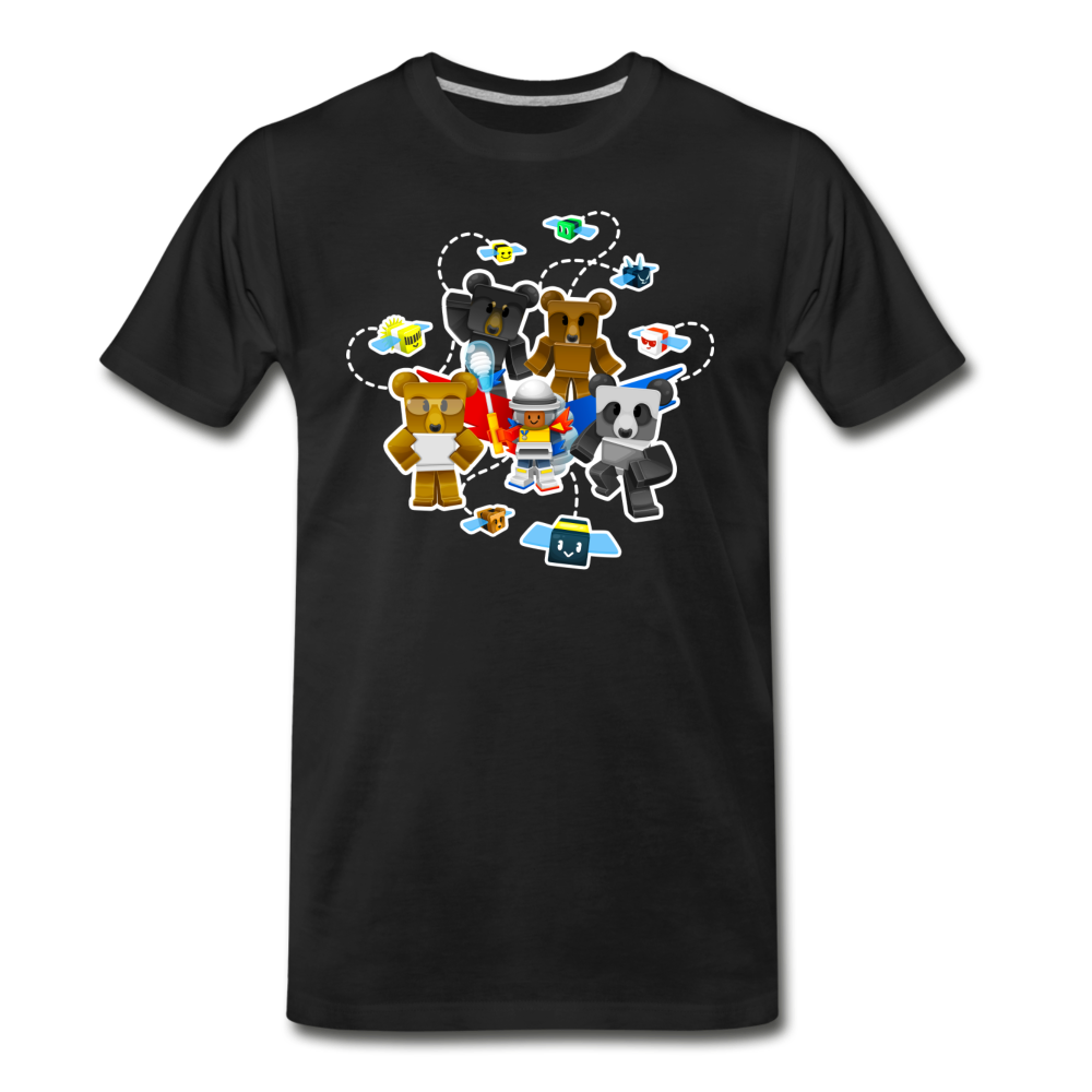 Bee Swarm - Bear Team T-Shirt (Mens) - black