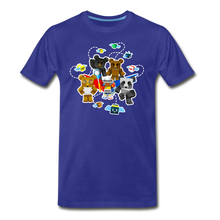 Load image into Gallery viewer, Bee Swarm - Bear Team T-Shirt (Mens) - royal blue

