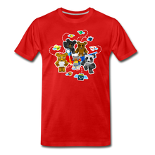 Load image into Gallery viewer, Bee Swarm - Bear Team T-Shirt (Mens) - red
