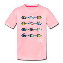 Load image into Gallery viewer, Bee Swarm - Bee Lineup T-Shirt - pink

