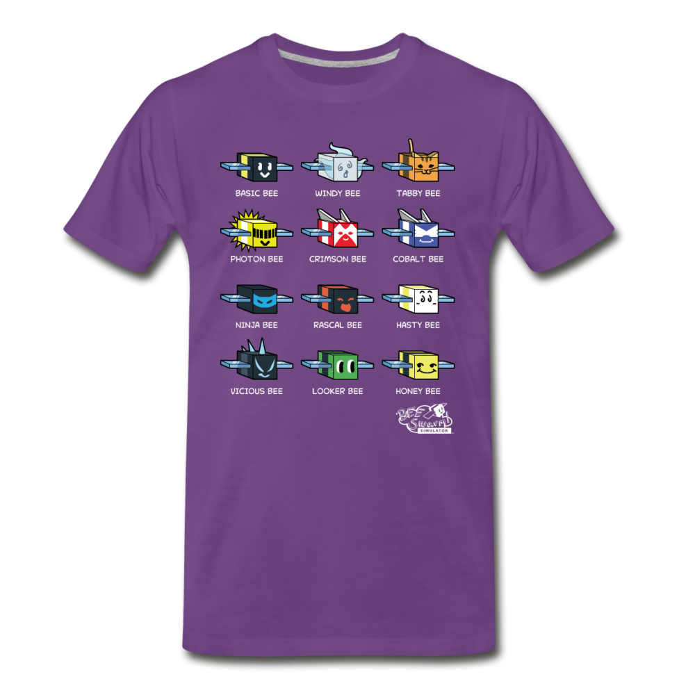 Bee Swarm - Bee Lineup T-Shirt (Mens) – Bee Swarm Simulator